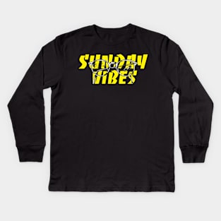 Sunday vibes Kids Long Sleeve T-Shirt